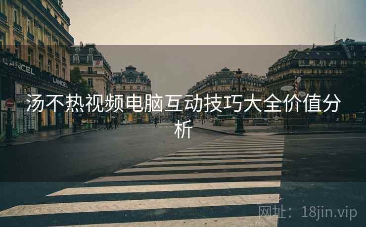 汤不热视频电脑互动技巧大全价值分析