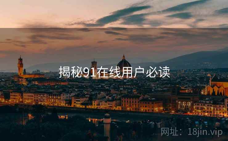 揭秘91在线用户必读